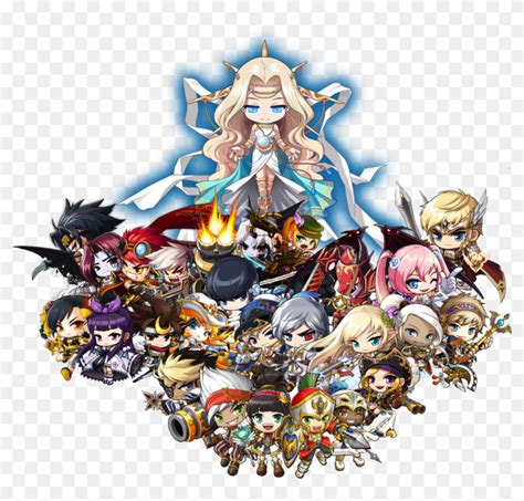 Maplestory All Classes, HD Png Download - 1000x909(#6894544) - PngFind