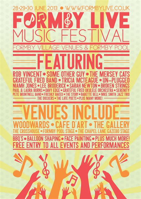 Formby Live Music Festival 2013 Poster by RicGrayDesign on DeviantArt