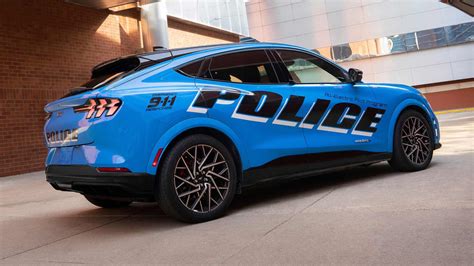 Ford Mustang Mach-E As A Police Car