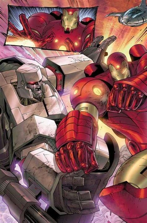 Megatron vs Iron Man | Marvel fight, Iron man, Transformers artwork