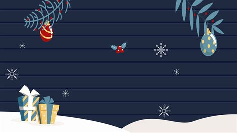 New Year 2020 Powerpoint Templates - Blue, Christmas, Holidays Backgrounds