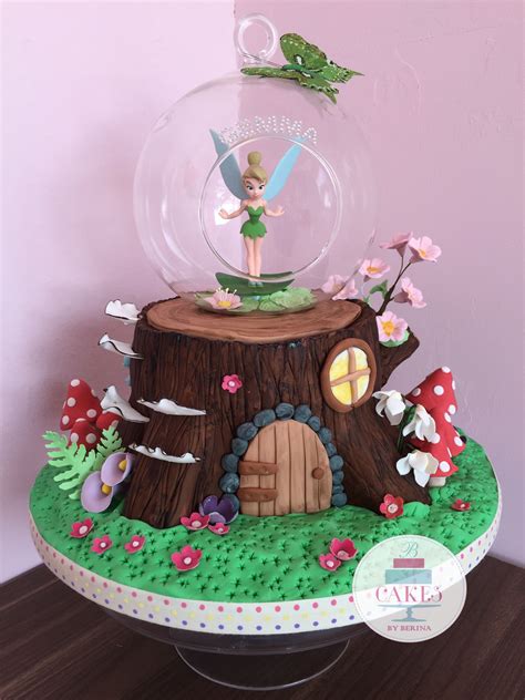 Enchanted forest tree stump fairy cake by Cakes by Berina | Fairy ...