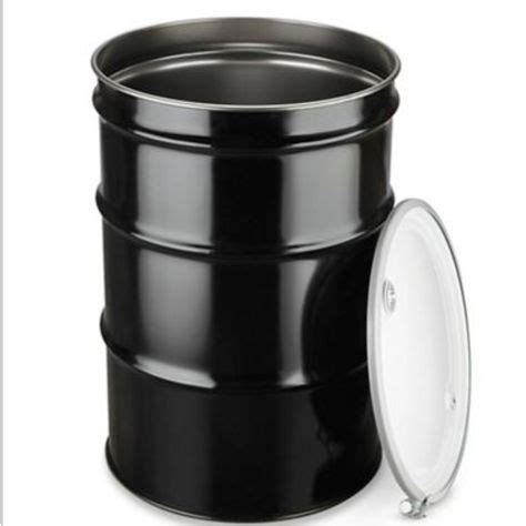 Steel drum image by Carla O'Brien on DIVC | 55 gallon steel drum, Metal trash cans