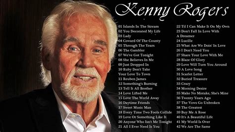 Kenny Rogers: 40 Greatest Hits | Best Songs Of Kenny Rogers | Muziekvideo's