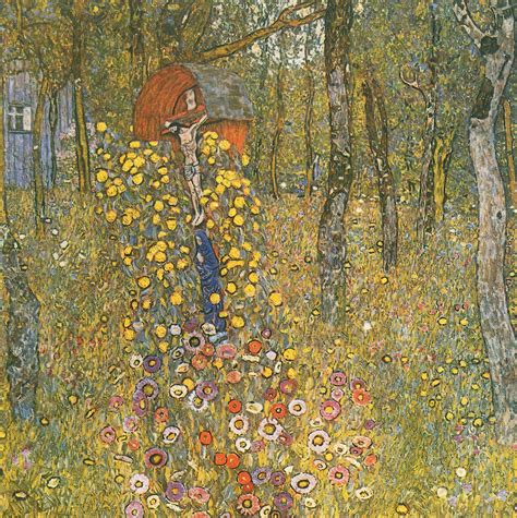 Farm Garden with Crucifix, 1911 - 1912 - Gustav Klimt - WikiArt.org