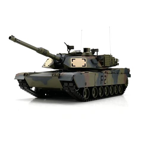 1/16 RC M1A2 Abrams camo BB+IR (Metal Tracks)