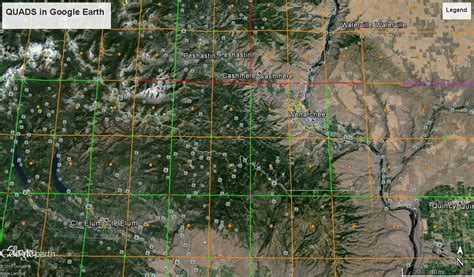 Washington State Miner: How to Display USGS Quadrangle Map Coverage in ...