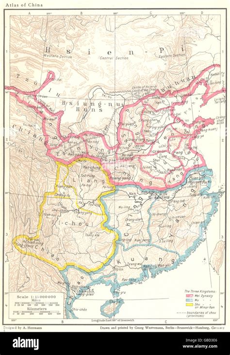 Chinese Three Kingdoms Map