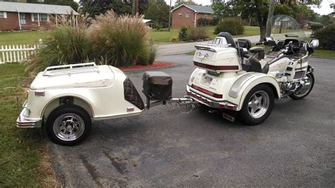 HONDA GOLDWING TRIKE & MATCHING ESCAPADE CARGO TRAILER-NEW HELMET & INTERCOM MIC