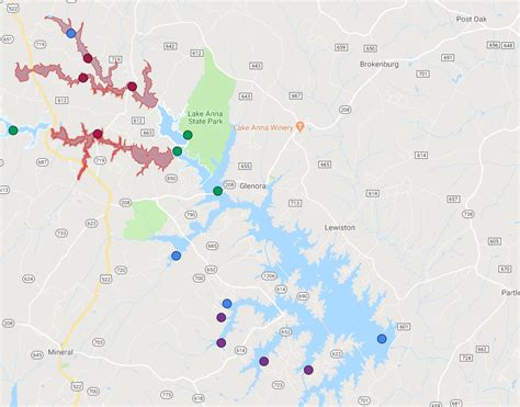 Map Of Lake Anna Va - Valley Zip Code Map