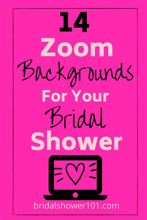 Bridal shower zoom background – Artofit