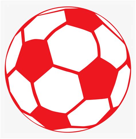 Clip Art Red Ball Logo - Red Soccer Ball Clip Art, HD Png Download ...