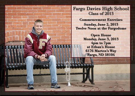 fargo-davies-high-school-senior-graduation-announcement-back - Michael ...