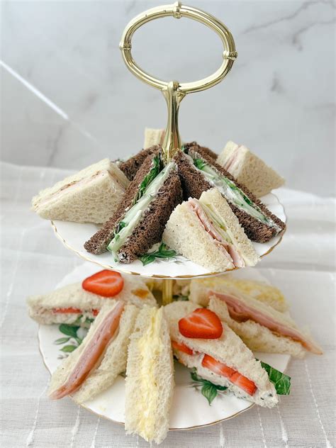 Assorted English Tea Sandwiches – The Tiny Fairy