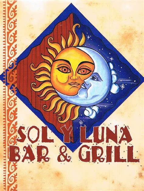 Menu at Sol y Luna restaurant, Hendersonville, Brevard Rd