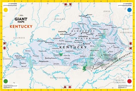 Kentucky Giant Map - KENTUCKY GEOGRAPHIC ALLIANCE