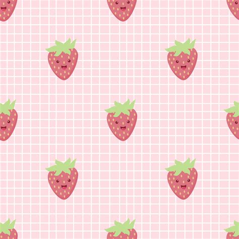 Cartoon Strawberries Wallpaper