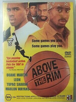 ABOVE THE RIM DVD 1994 drama Tupac Shakur all regions VGC + Free Post ai373 $6.45 - PicClick