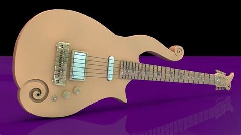 Prince Cloud Guitar 3D model | CGTrader