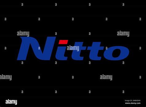 Nitto Denko, Logo, Black background Stock Photo - Alamy