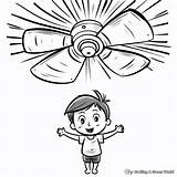 Fan Coloring Pages  Free & Printable sketch template