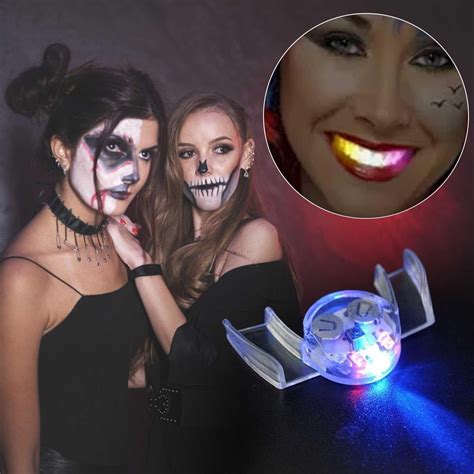 Glitter Dentures Glitter Strange Teeth Led Glitter Braces Color Decaying Teeth Temporary Tooth ...