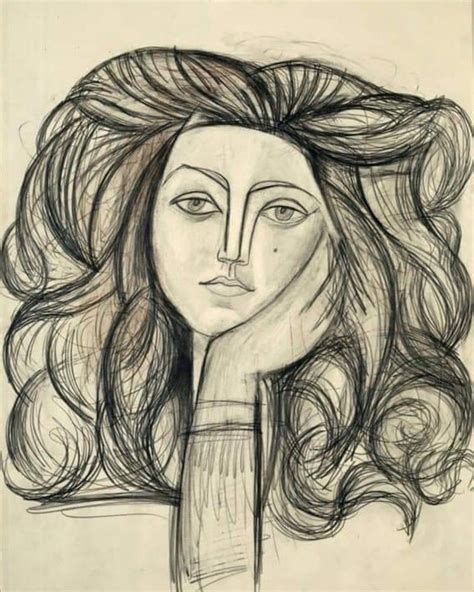 Pablo Picasso Pencil Drawing Pencil Drawings Drawings Pencil - Riset