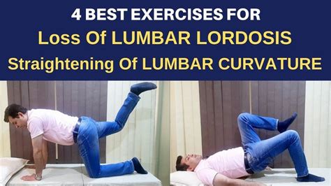 Lumbar lordosis, Lumbar spine curvature, Loss of Lumbar Lordosis Exercises, Flat Back Exercises ...