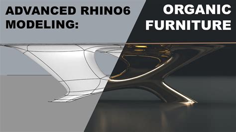 How to: Advanced Rhino Modeling: Organic Furniture and Architecture ( Rhino 6 ) - YouTube