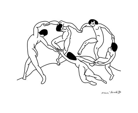 Matisse - The Dance Drawing by Terry Bill - Fine Art America