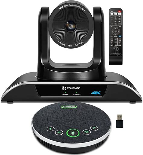 Amazon.com : TONGVEO 4K Conference Room Camera System with Bluetooth ...