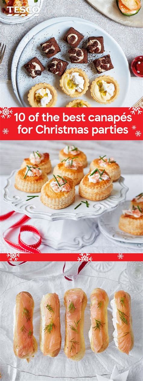 10 best canapé recipes | Canapes recipes, Christmas food, Tesco real food