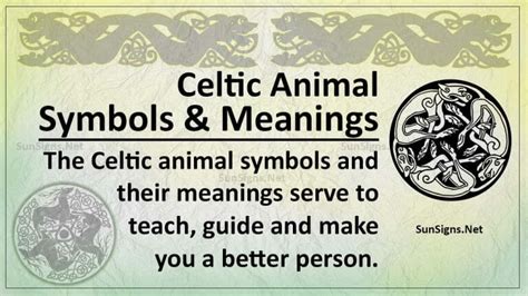 Celtic Animal Symbols: The Mysteries of the Animals - SunSigns.Net