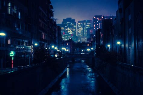 City Anime Night Wallpapers - Wallpaper Cave