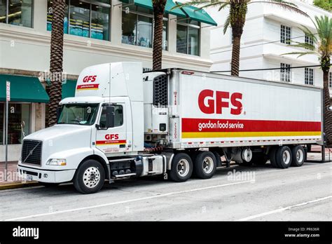 Miami Beach Florida,truck lorry,food service,delivery transport ...