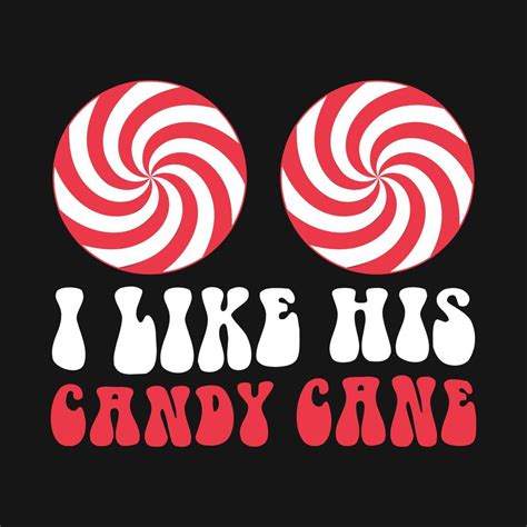 Candy Cane Christmas Retro T-shirt Design 22176746 Vector Art at Vecteezy