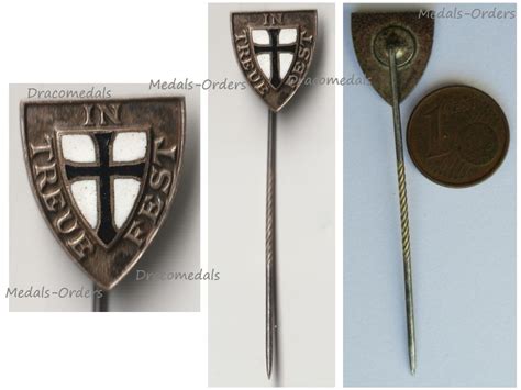 Germany WWI Baltic Freikorps Veteran Stickpin Badge In Treue Fest Freedom Fighter 1918 1919 ...