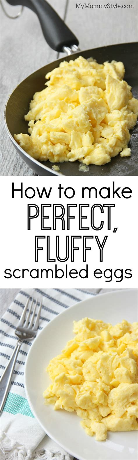 How to make perfect, fluffy scrambled eggs - My Mommy Style