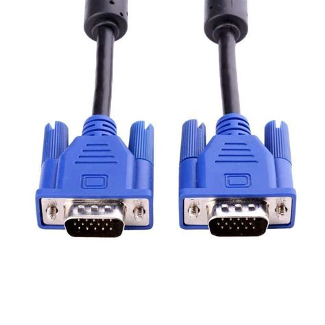 10FT 15 PIN BLUE SVGA VGA ADAPTER Monitor M/M Male To Male Cable CORD FOR PC TV – System Care Online