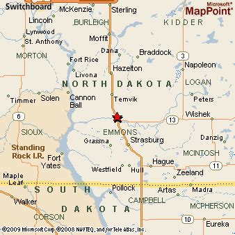 Linton, North Dakota Area Map & More