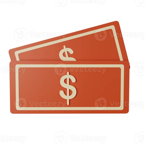 3d icon money isolated on transparent background 24109078 PNG