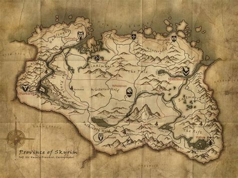 Pin by Heather Pilot on oblivion | Elder scrolls map, Skyrim map, Elder scrolls v skyrim