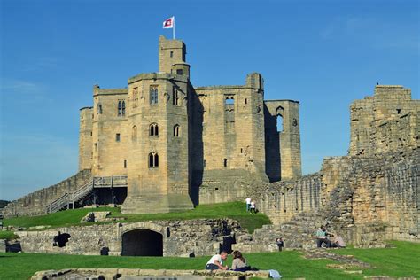 Small Voyager: Warkworth Castle, Northumberland, England, UK