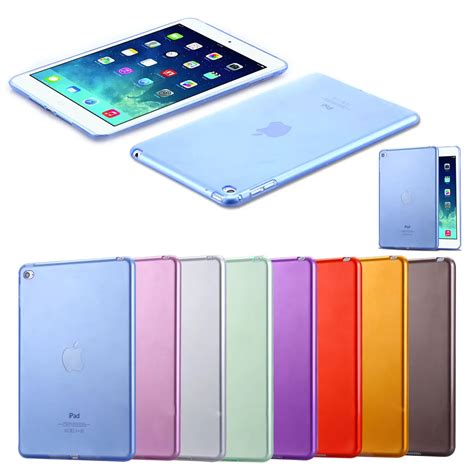 For IPad Mini 4 Cases Luxury Soft TPU Gel Crystal Clear Case for IPad Mini 4 Mini4 Slim Anti ...