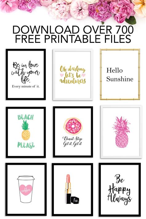 Free Printables | Free printable wall art, Free printable art, Wall ...