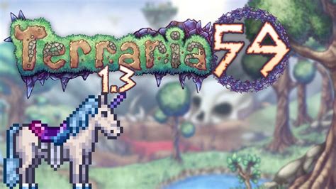 Terraria 1.3 Part 59 - UNICORN MOUNT - YouTube