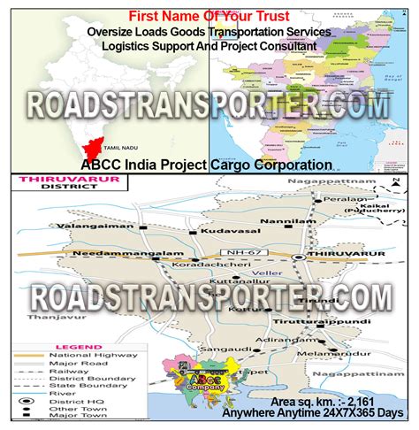 Thiruvarur Map... - Tamilnadu Transportation Services Company