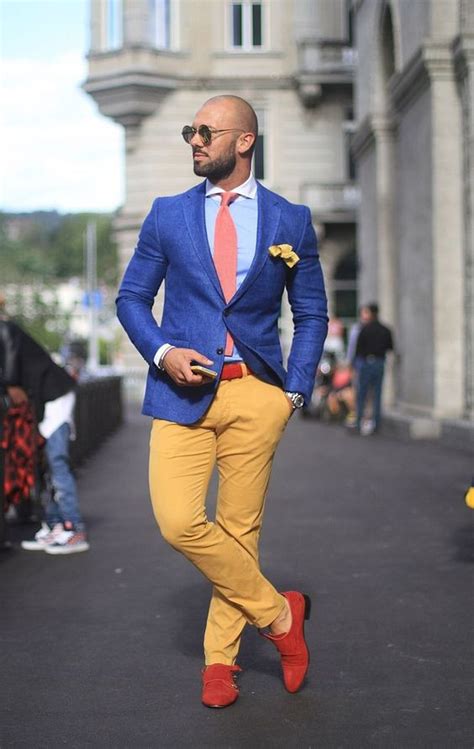 Yellow Jeans, Men's Outfit Trends With Dark Blue And Navy Suit Jackets Tuxedo, Jeans | Casual ...