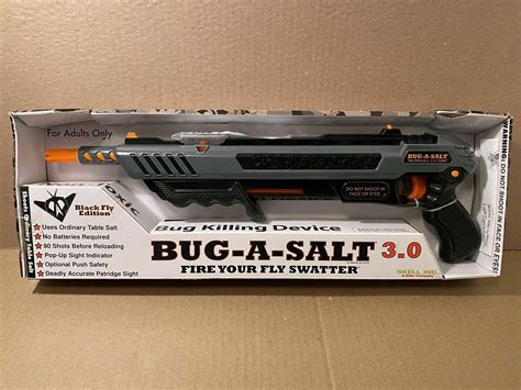 BUG-A-SALT Combo Black Fly Edition 3.0 Salt GUN Rifle with 1 Beam ...