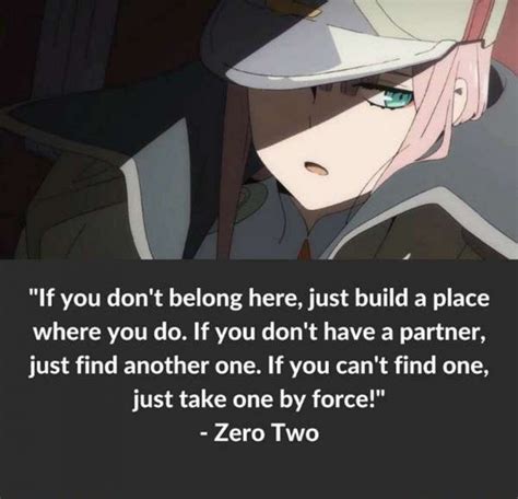 Top 12 Zero Two Quotes That Will Make You Believe - OtakuKart